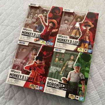 미개봉 새상품 S.H.Figuarts 원피스 루피 조로 4개 묶음 판매