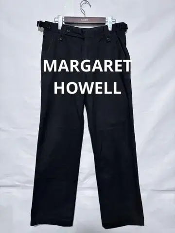 MARGARET HOWELL 블랙 슬랙스 그루카 팬츠 M 사이즈