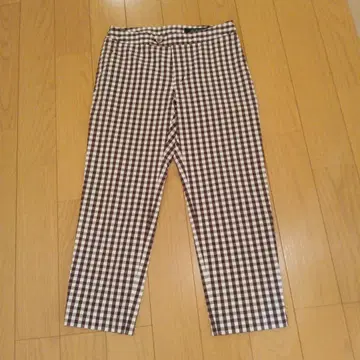 UNITED ARROWS 체크 무늬 팬츠 36