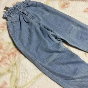 자라 ZARA 라이트 블루 데님 팬츠 허리 밴딩 34