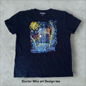 Doctor Who 아트 디자인 티셔츠 드라마 예술 미술관 아트