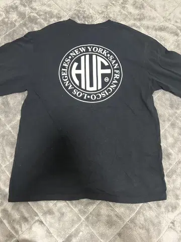 HUF 블랙 롱 T