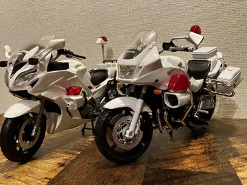 아오시마 화이트 바이크 1/12 HONDA YAMAHA 2대 세트