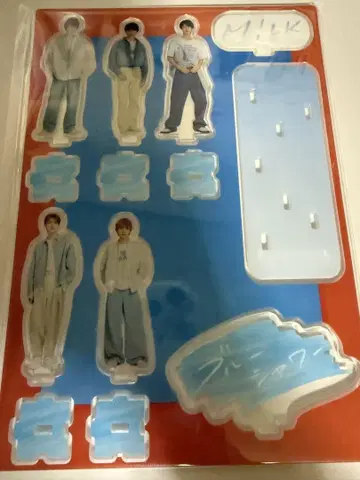 M!LK 블루 샤워 아크릴 스탠드 전 멤버