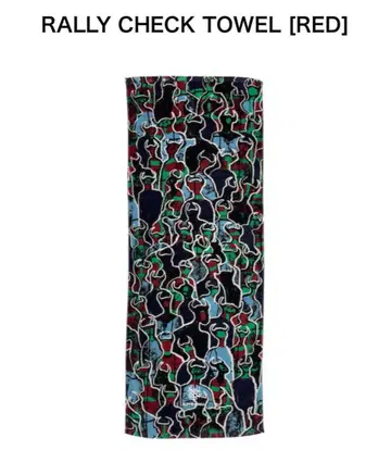 King Gnu 킹누 RALLY CHECK TOWEL [RED]