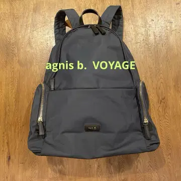 agnis b. VOYAGE 그레이 백팩