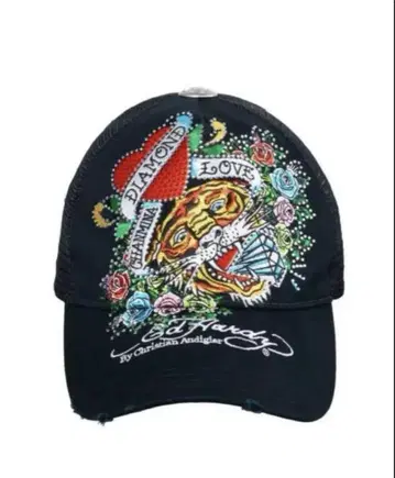 챤미나 Ed Hardy 에드하디 자수 캡