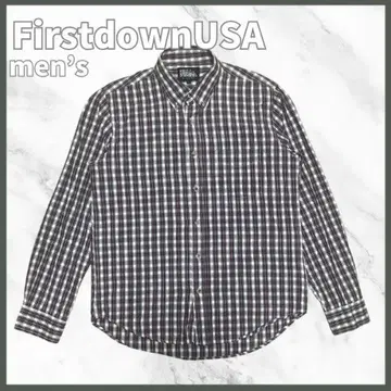 FirstdownUSA 긴팔 셔츠 버튼 다운 멀티 컬러 빈티지