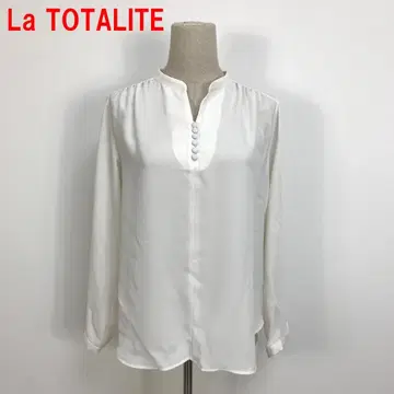 A6486 라토타리티 긴팔 셔츠 블라우스 화이트 계열 아이보리 F
