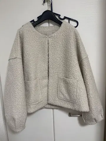 시마무라 choco 코쿤 블루종 화이트 M 사이즈