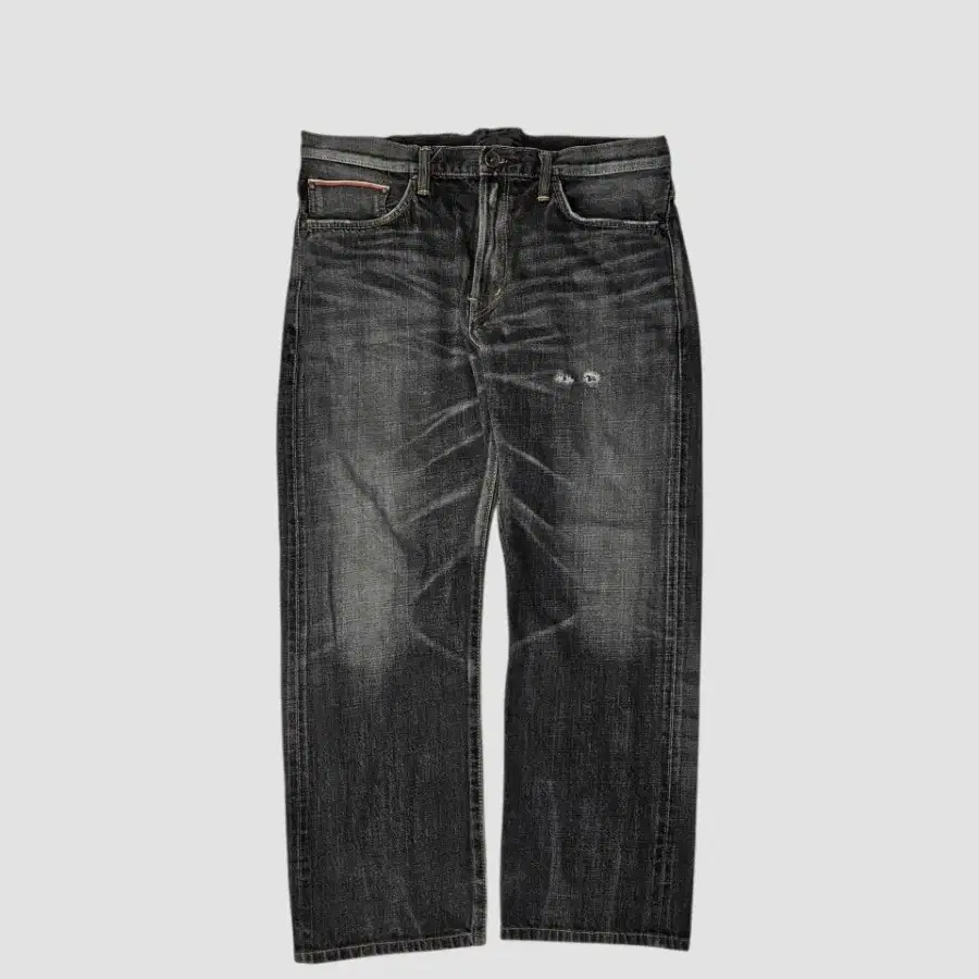 じん Edwin 505zx Selvedge Black Denim Jeans 36 #에드윈,#에드윈