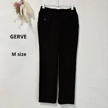 젤베 GERVE 팬츠 슬랙스 M 블랙 이글루스 일본제