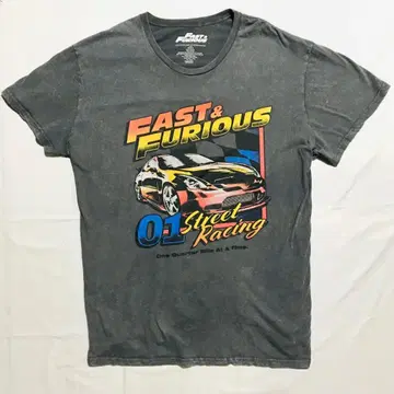 와일드 스피드 티셔츠 XXXL FAST&FURIOUS 그레이
