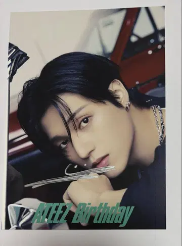 ATEEZ 우용 생일 사인 ATEEZ 리리뷰 우용