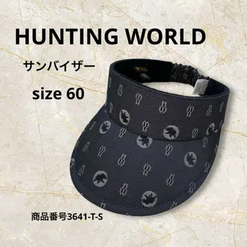 HUNTING WORLD 선바이저 사이즈 60 뒷면 밴딩 성인용 컬러