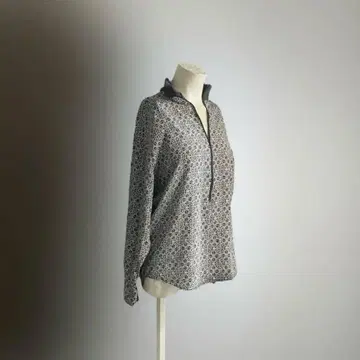 이탈리아제 빈티지 유럽 레이온 고급 셔츠 블라우스 저리