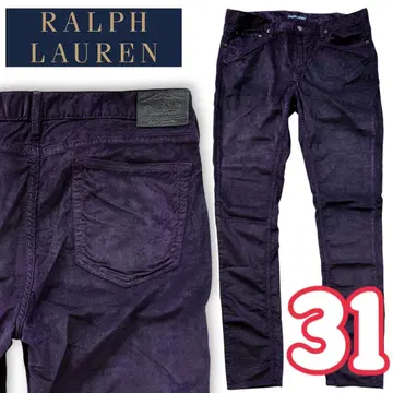 랄프 로렌 Ralph Lauren 벨벳 슬림 팬츠