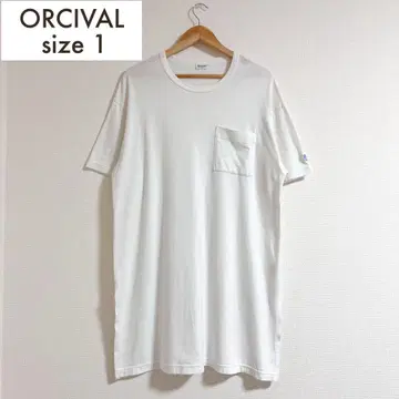ORCIVAL 오르치발 무릎 기장 원피스 반팔 화이트 사이즈 1