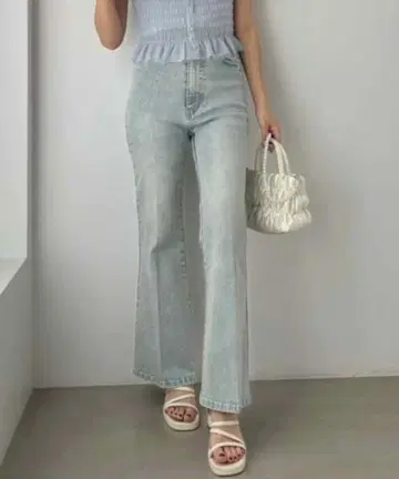 NICE CLAUP 비쥬 플레어 데님