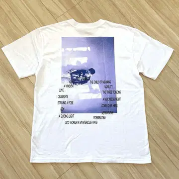 호시노 겐 MAD HOPE 티셔츠 티셔츠 흰색 화이트 L 사이즈