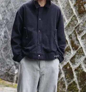 25AW A.PRESSE 실크 네프 타입 A-1 재킷