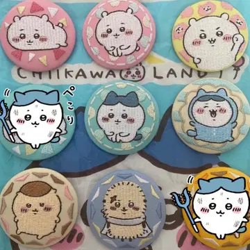 치이카와 자수 캔 배치 7개 세트