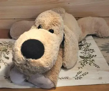 강아지 루크 코모 앤드레이 봉제 인형 대 레트로