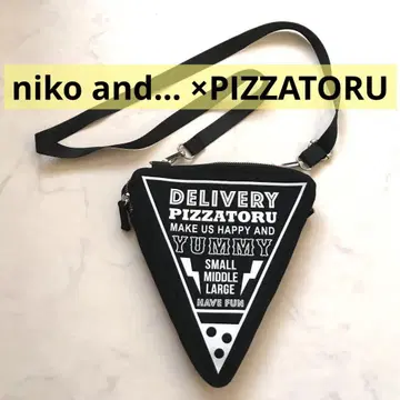 nikoand 피자토루 니코앤드 숄더백 블랙 사코슈 피자