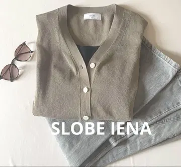 SLOBE IENA 린넨 혼방 시어 가디건