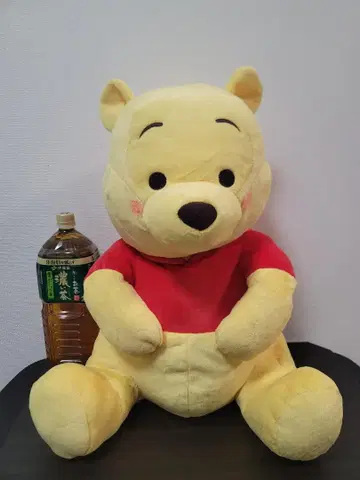 곰돌이 푸 빨간 볼 그랑 봉제 인형