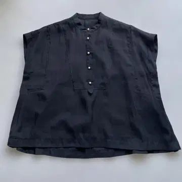beardsley 펄 버튼 블라우스 블랙