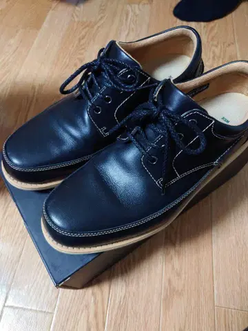 HAWKINS 방수 블랙 27cm 3E 가죽 워터 테크 아이스 테크