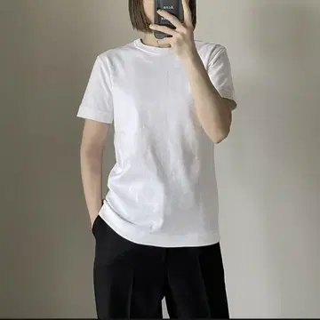 ok.soon 레이어드 티셔츠(화이트 블랙 2종 세트)