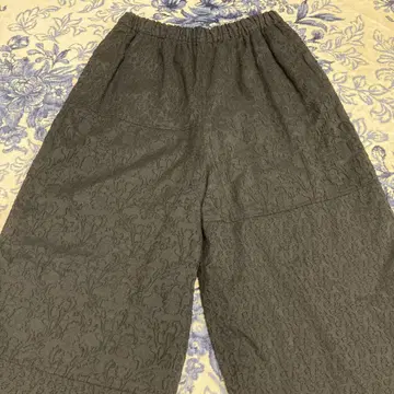 새상품 카구레 패치워크 이지 팬츠 블랙 프리