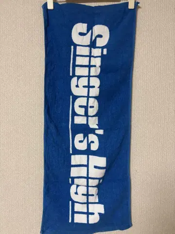 싱거즈 하이 타월 파랑