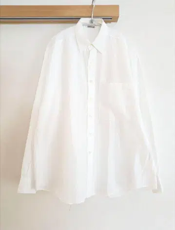 새상품급! 오라리 WASHED FINX TWILL BIG SHIRT 3