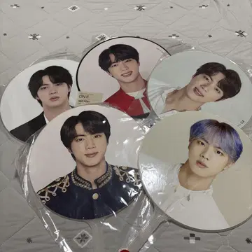 BTS JIN 부채 5개 세트