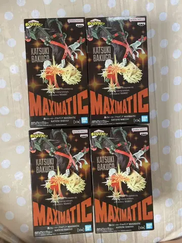 MAXIMATIC 바쿠고 카츠키 피규어 4종 세트