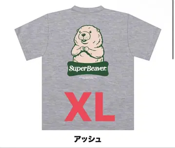 SUPER BEAVER 아메리칸 비버 티셔츠 XL 그레이