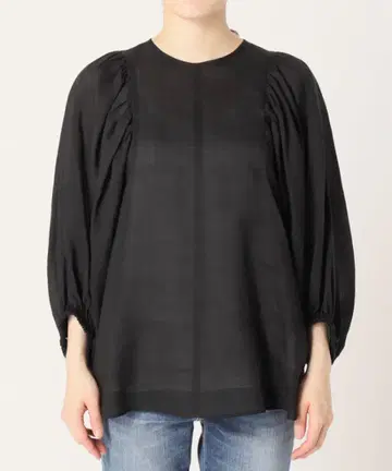 Spick and Span 볼륨 쓰리 라미 블라우스