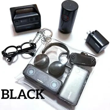 가챠 파우치 성인 블랙 검정 anker 게임 가챠 프레스