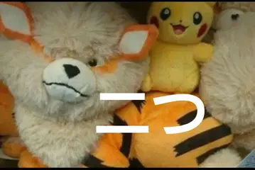 윈디와 피카츄 봉제 인형 오키나와 2개