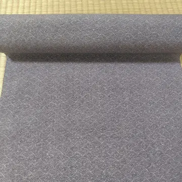 아오미노하 계열의 에도 코몬 무늬의 기모노 옷감 기모노 a