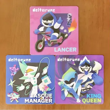 게이머 야키 GiGO 시부야 DELTARUNE 코스터 2장 세트