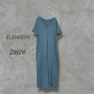 ELENDEEK 엘렌딕 롱 원피스 블랙 무지