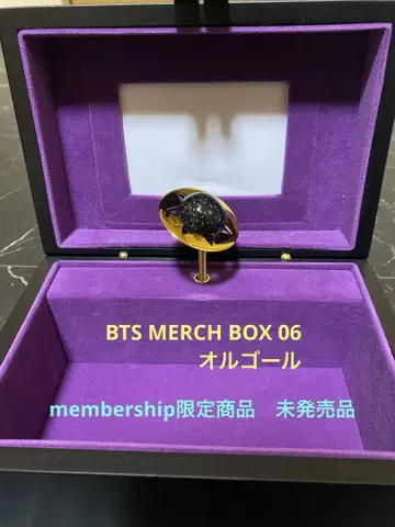 BTS MERCH BOX 06 오르골