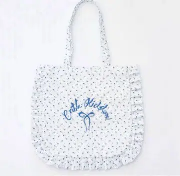 새상품 캐스키드슨 Cath Kidston 프릴 토트백 블루