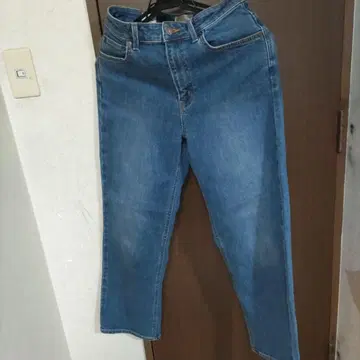 EDWIN 스트레이트 데님 블루