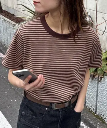 차오패닉 티피 [UNISEX] 미니 보더 TEE