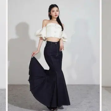 Darich 다리치 프린세스 머메이드 데님 스커트